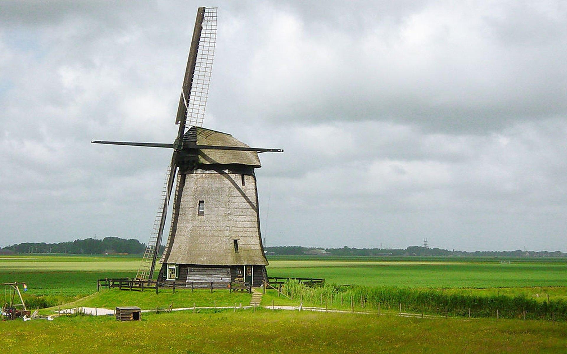 荷兰 风车村 风车 历史图片下载 - 觅知网