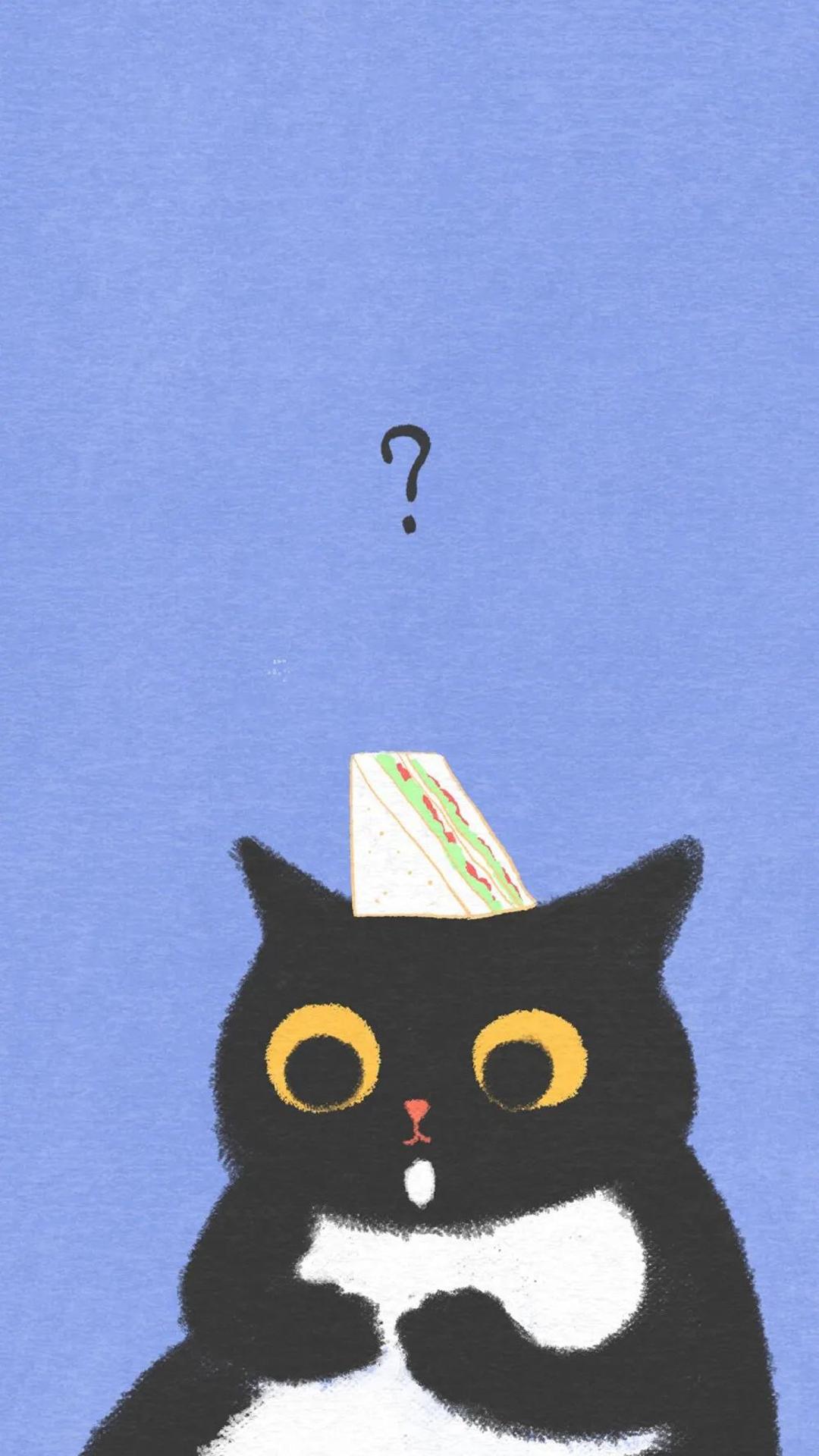 有哪些可以作为壁纸的可爱的卡通猫图片？ - 知乎