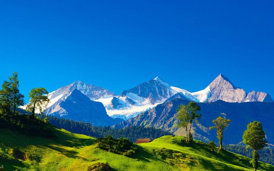 阿尔卑斯山脉高清风景壁纸