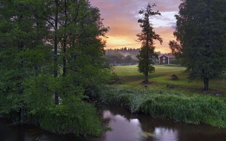 美丽的瑞典自然风景桌面壁纸