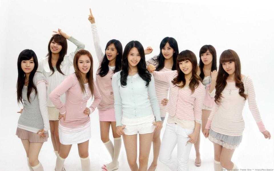 韩国美女组合少女时代高清大壁纸
