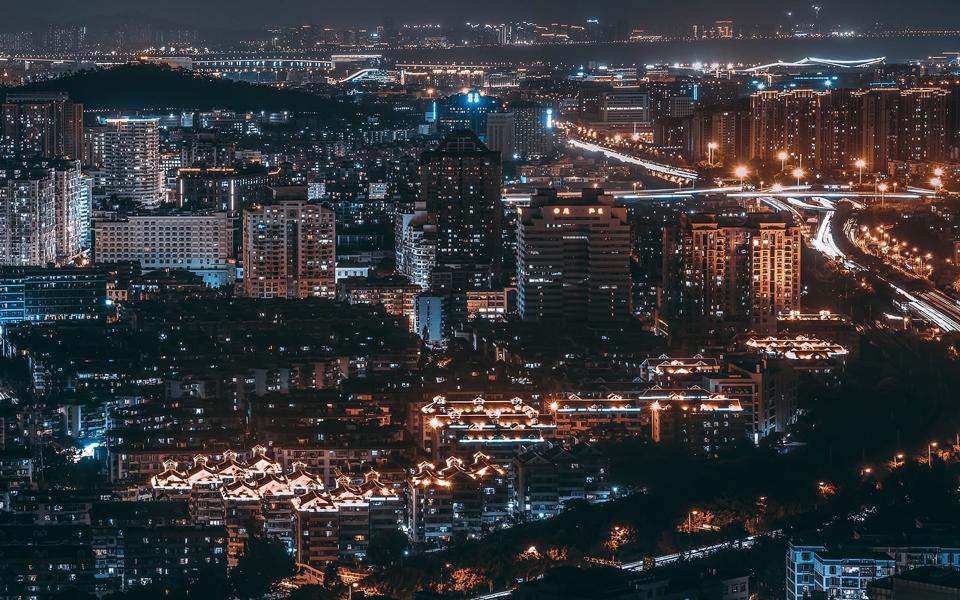 璀璨迷人的城市夜景图片大全高清壁纸下载