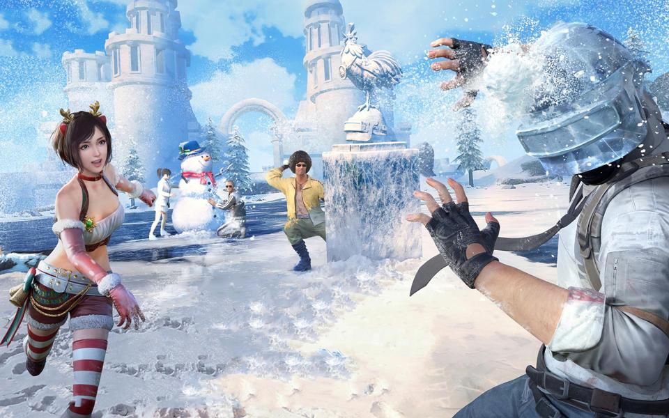 Pubg绝地求生冬天打雪仗高清壁纸