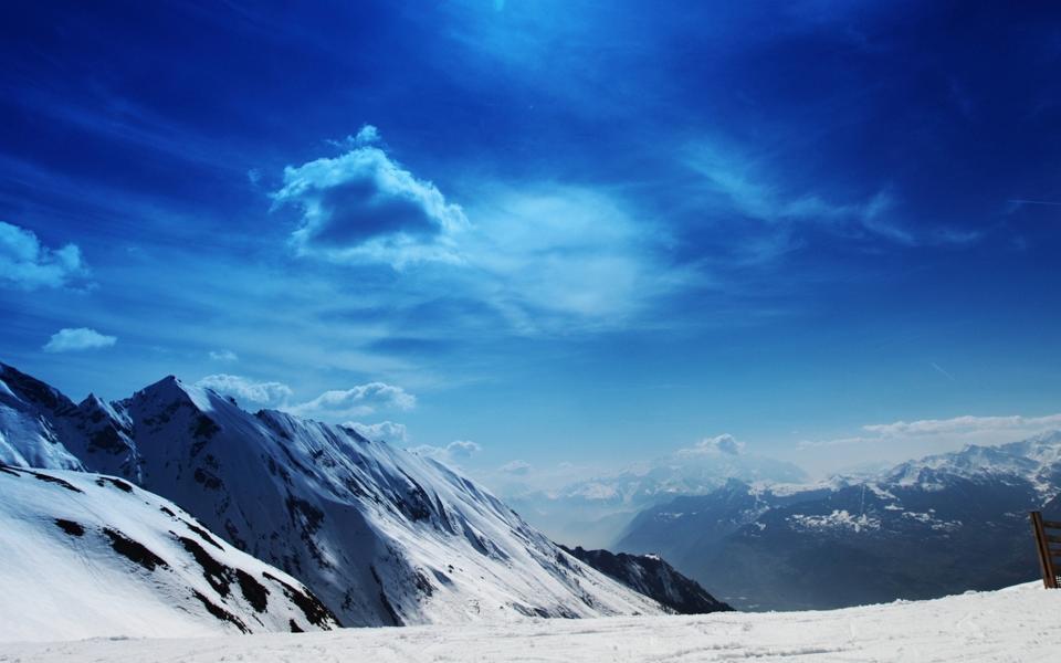 壮丽雪山冰峰壁纸图片