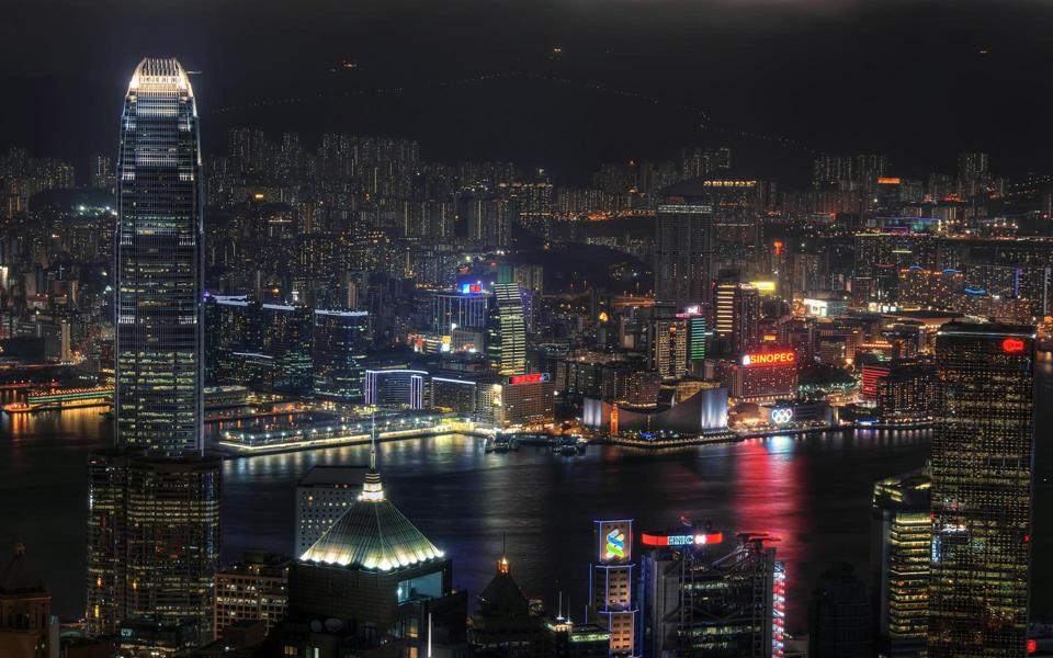 香港夜景桌面壁纸