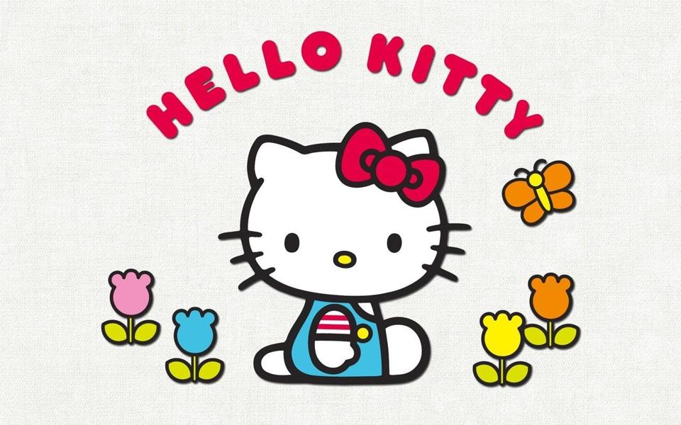 可爱的Hello Kitty桌面壁纸