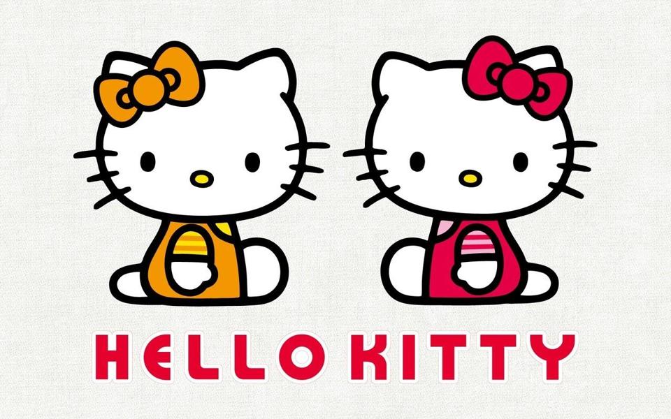 可爱的Hello Kitty桌面壁纸