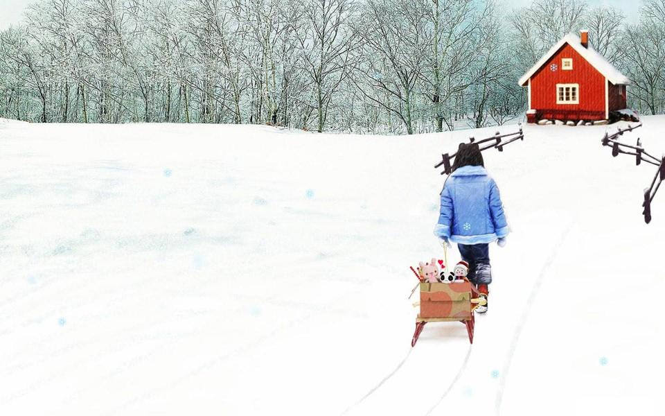 高清冬季雪景唯美桌面壁纸