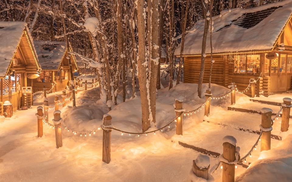 冬天北海道风景图片电脑桌面壁纸