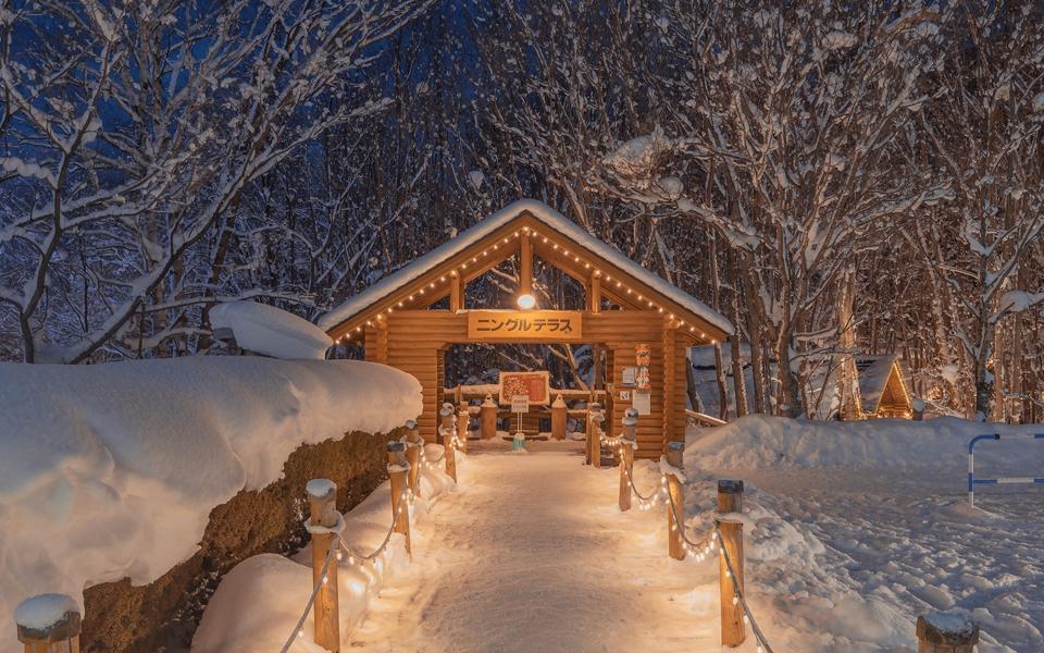 冬天北海道风景图片电脑桌面壁纸