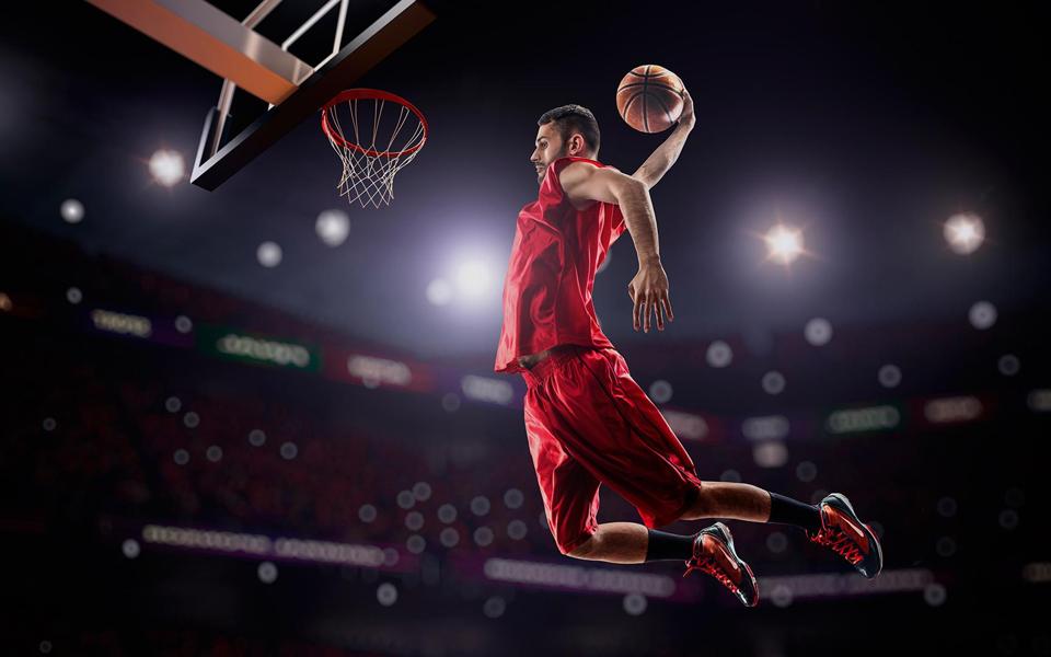 NBA投蓝的瞬间动作超酷图片