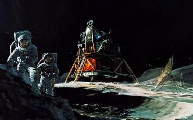 月球上的宇航员壁纸