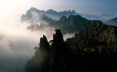 中國壯麗的山河風景桌面壁紙