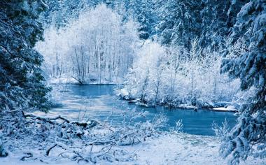 寒冬高清雪景桌面壁纸