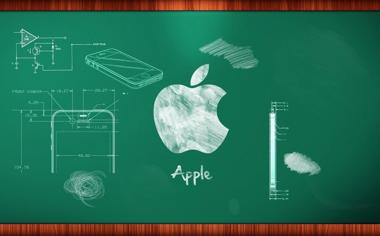苹果创意设计图电脑桌面壁纸