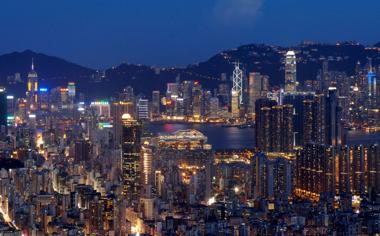 香港夜景高清壁纸图片