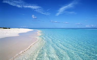 电脑桌面海滩风景