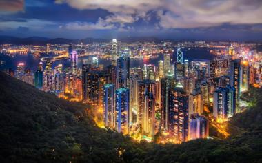 香港城市夜景高清壁纸大图