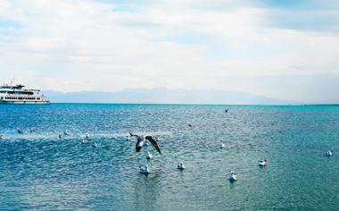 青海湖唯美风景图片桌面壁纸