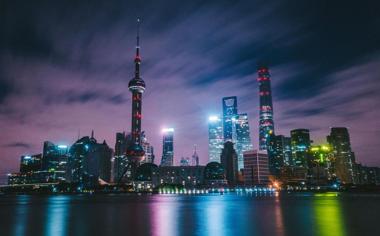 上海东方明珠图片唯美夜景桌面壁纸