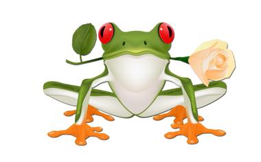 3D青蛙高清桌面壁纸１4