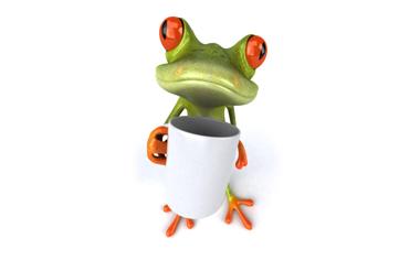 3D青蛙高清桌面壁纸１7